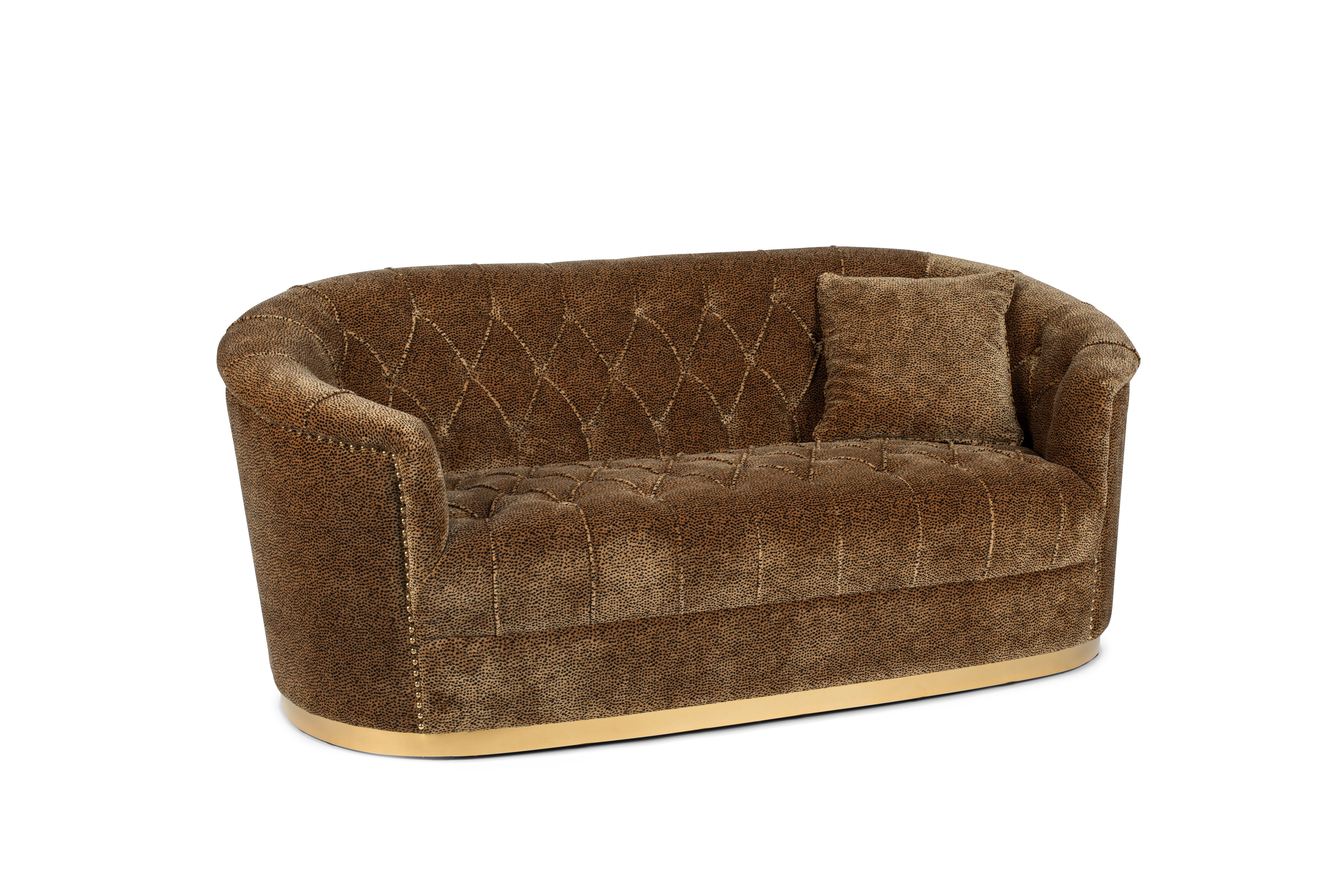 Bold Monkey Too Pretty To Sit On Panther Sofa